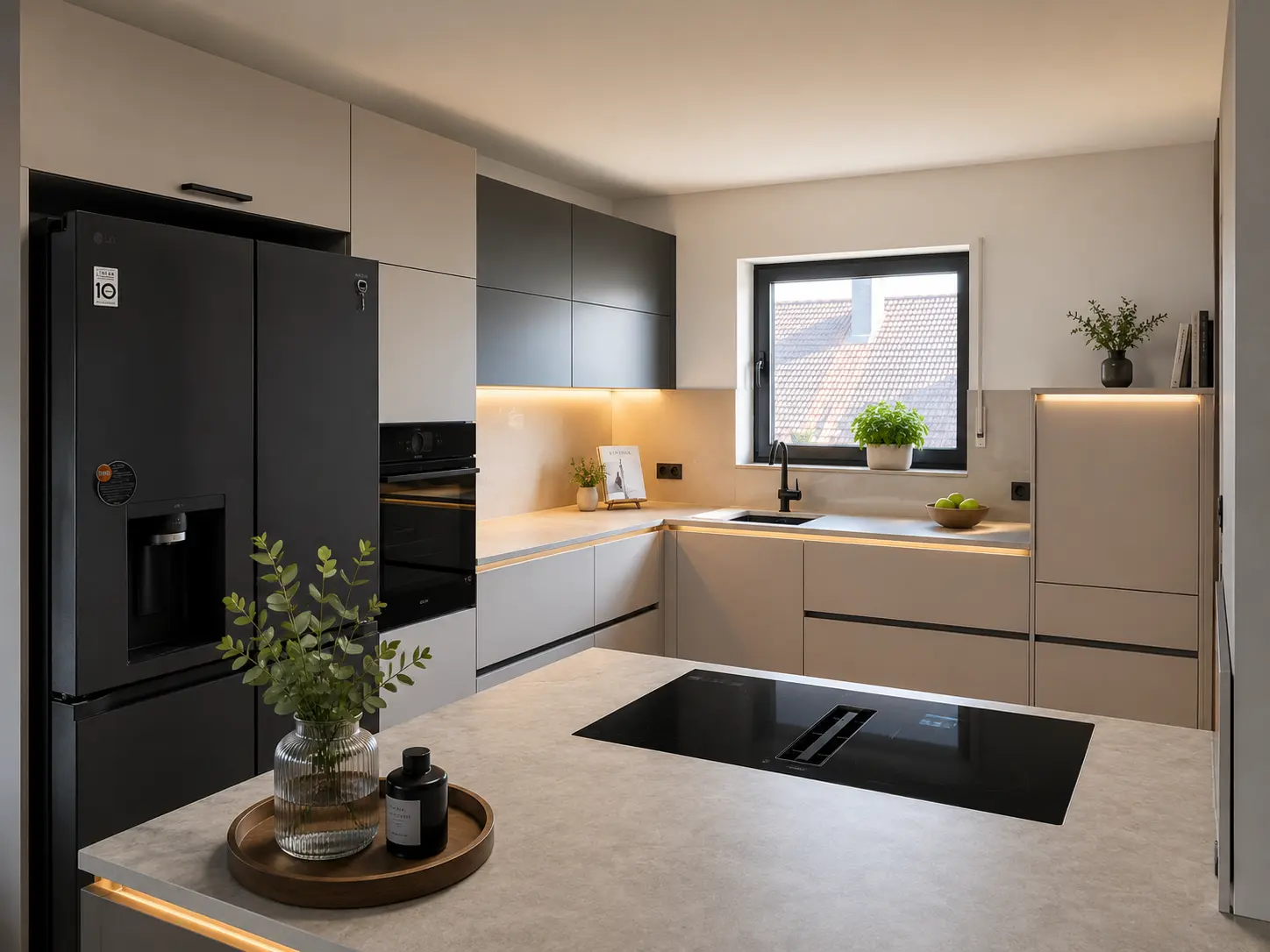 Industrial-modern Küche
