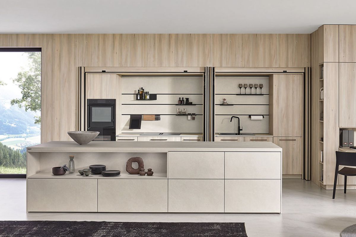 Ballerina Küche mit Bergpanorama